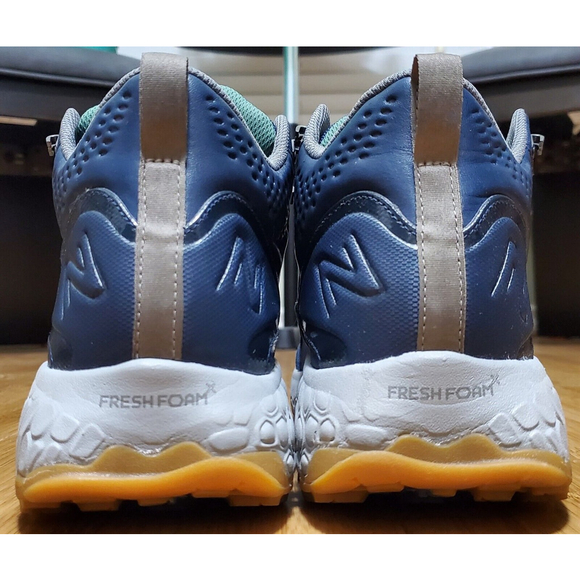 New Balance Men Sz 12 Fresh Foam X Hierro Mid Goretex Blue Hiking Shoes MTHIMCTE - Picture 7 of 15